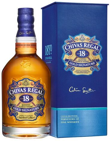 Chivas Regal Estuche whisky escocés 18 años .