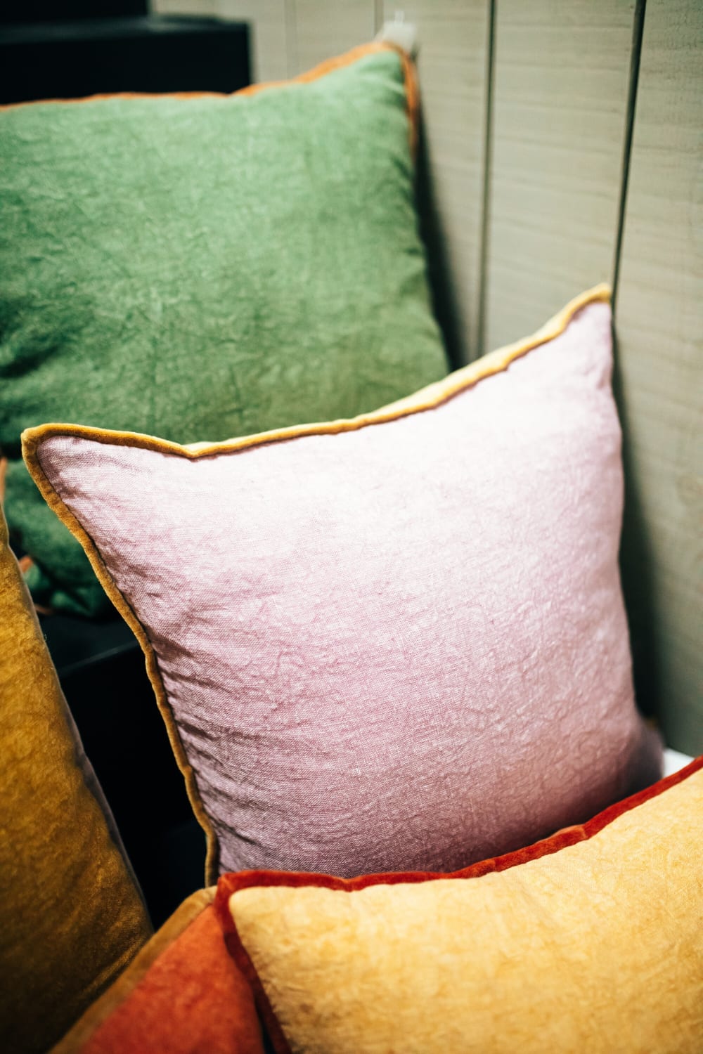 Pomax Coussin en coton violet 45x45 Violet 45x1x45cm