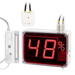 PCE Instruments Großanzeige PCE-G1A mit Analogausgang 60 °C Feuchtigkeit 10 … 95 % r.F. Großanzeige externer Sensor