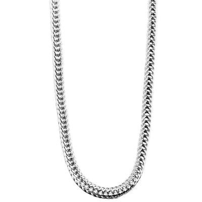 Kette ohne Anhänger ADELIA´S "Halskette aus Edelstahl 70+5", silber, Halsketten, Damen, 75cm, Edelstahl, Ideal zum Verschenken – schlicht und stilvoll