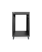 DIGITUS Universal 19-Zoll Equipment Rack mit Rollen 16HE Schwarz (DN-48001)
