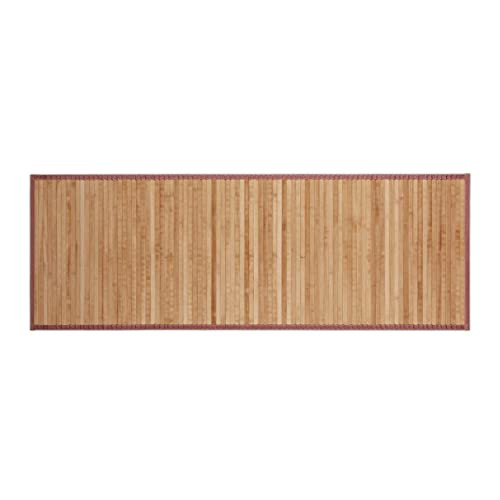 Relaxdays Bamboe badmat, Bruin, 80 x 53 cm