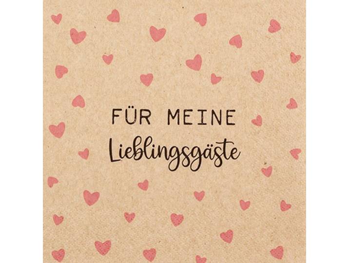 Servietten Meine Lieblingsgäste