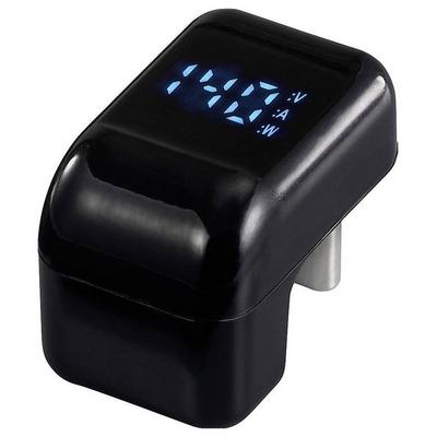 Renkforce USB4® Adapter [1x USB-C® Stecker - 1x USB-C® Buchse] USB4® U-Type Charging Adapter, 8K, 140W, 40 Gbps LED-Display Laden