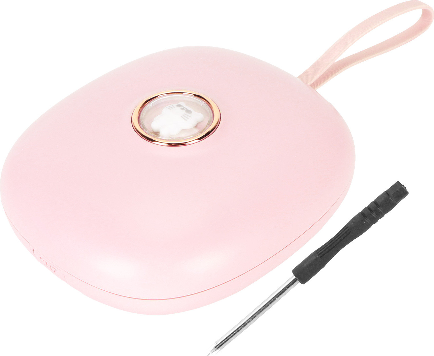 Gistuch Trillende digitale wekker met LED-display, draagbaar, roze