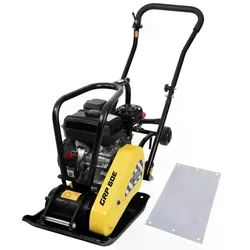 Güde Benzin Rüttelplatte GRP 60E Verdichter 5,5PS 12kN  Fahrwerk