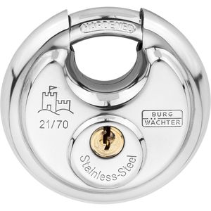 Burg-Wächter Vorhängeschloss Circle 21, 70mm, mit 2 Schlüsseln