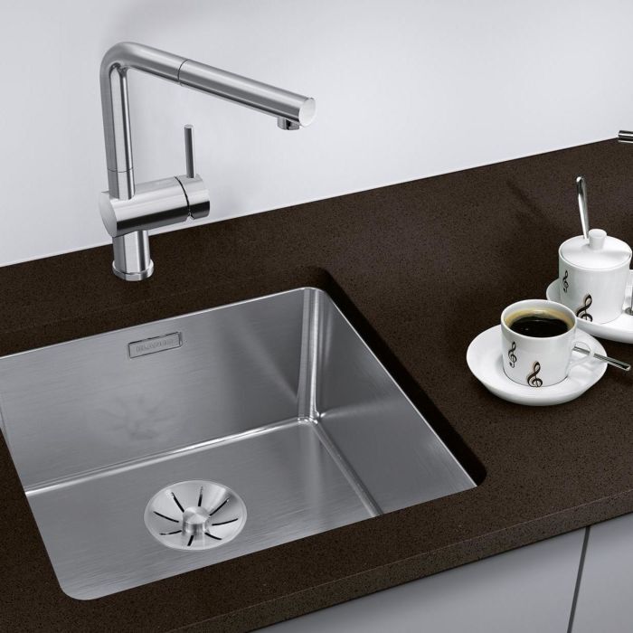 Blanco Andano 400-u Spüle 522959 44x44cm, Edelstahl Seidenglanz, für Unterbau