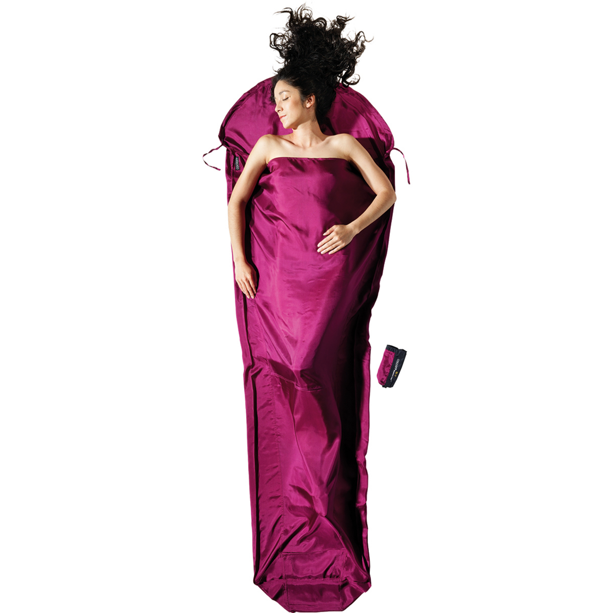 Cocoon MummyLiner Silk Schlafsack Hüttenschlafsäcke & Inlets pink Größe MAX. 230CM Camping Hautfreundlich