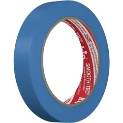 Glattkreppband 3508 SMOOTH-TEC® glatt blau L.50m B.18mm KIP