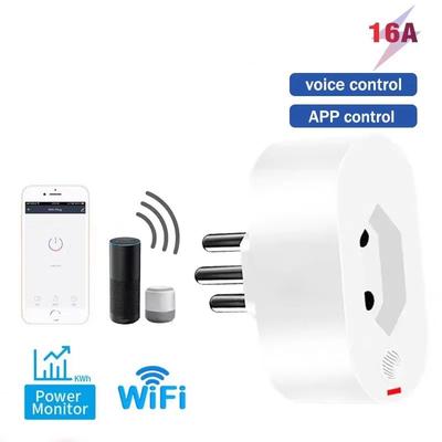16A EU WiFi Smart Plug Power Monitoring & Remote Control Pro Voice Control Timer Works With Alexa & Google Assistan 16A EU WiFi Smart Plug Power Monitoring & Remote Control Pro Voice Control Timer Works With Alexa & Google Assistan