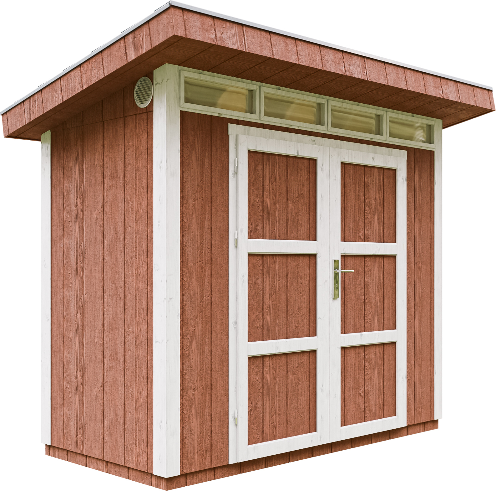 Abri de Jardin Qualité Premium 3m²/L161xL294xH239 cm - Timbela M901A-REDWOOD RED