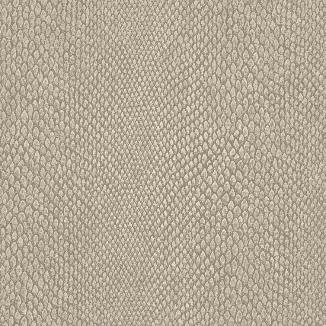 World Menagerie Malissa 10.05m x 53cm Textured Glitter Wallpaper Roll Beige