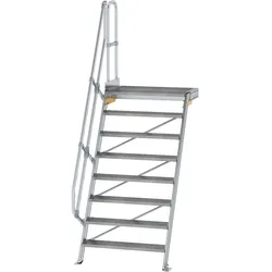 Munk Treppe mit Plattform 60° Stufenbreite 1000 mm - 600408