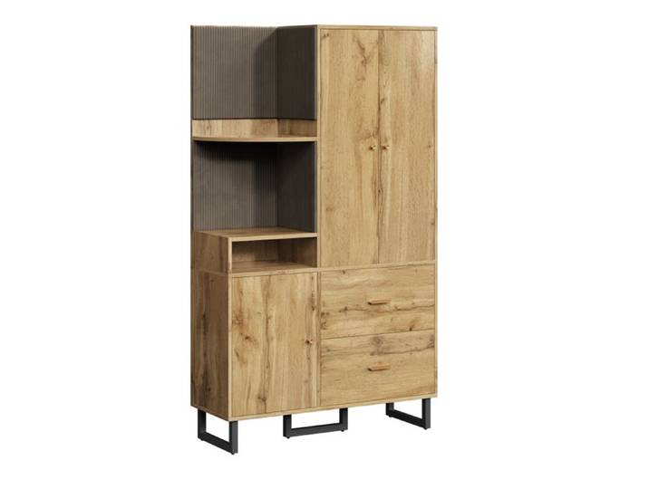 Armoire compacte armoire d'entrée meuble de couloir étagère de couloir 110 x 186 x 38 cm
