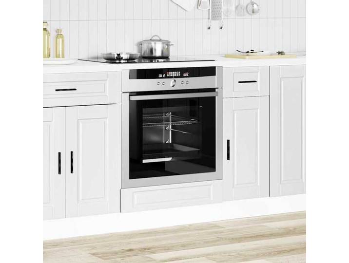 Armoire de cuisine Meuble bas de Cuisine Armoire à four Porto blanc bois d'ingénierie SQZR433744 Home - Living