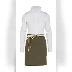 CORSICA - Cord Bistro Apron with Pocket: One Size / Olive