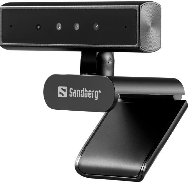 Sandberg Pro Mini Face-Id Webcam , Sort
