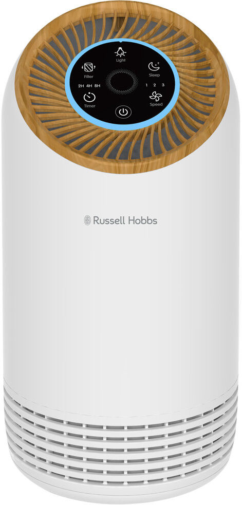 Russell Hobbs Clean Air Compact 2 Air Purifier White 38.5cm H X 19cm W X 19cm D