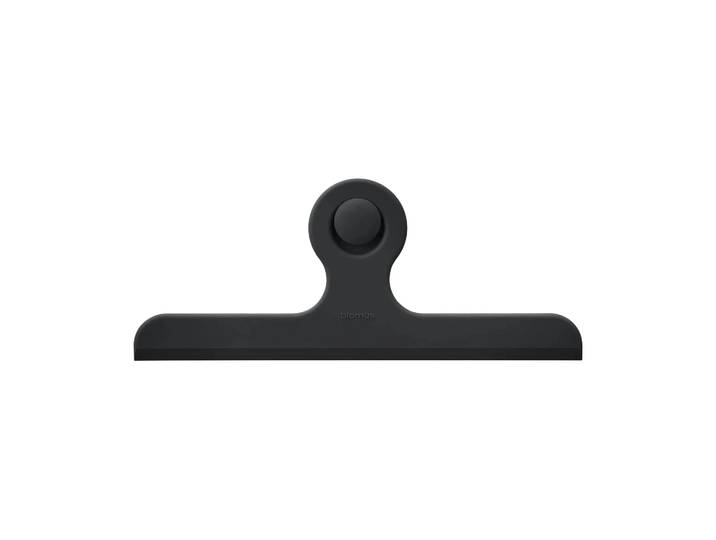 blomus Raclette de douche Kapi avec crochet Noir