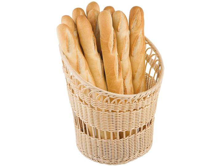 Brotkorb Aps braun Kunststoff T 35 cm - Brotkorb