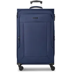 Franky Melbourne 3.0 4-Rollen Trolley 79 cm mit Dehnfalte, Koffer, Blau