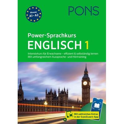 PONS Power-Sprachkurs Englisch 1, Taschenbuch von Buch + 1 MP3-CD + Vokabeltrainer-App, PONS Langenscheidt GmbH, 978-3-12-566013-7