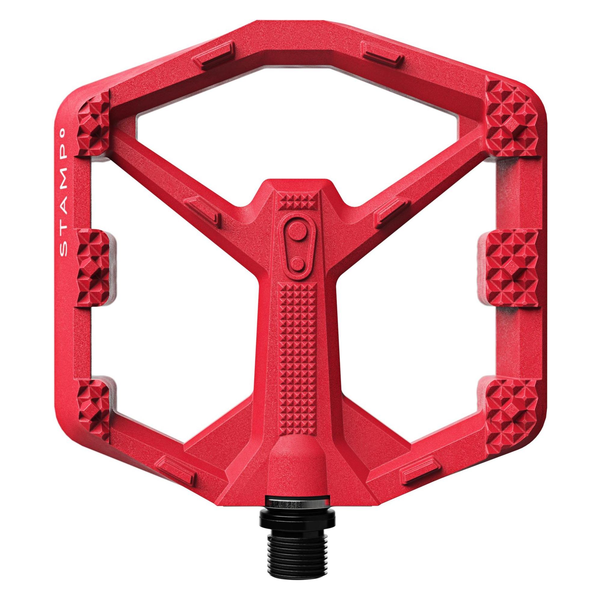 Crankbrothers Stamp 0 Large Plattform-Pedal, bright red (321-050-17056)