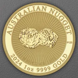 Goldmünze 1oz "Welcome" 2024 Australian Nugget (Australien)