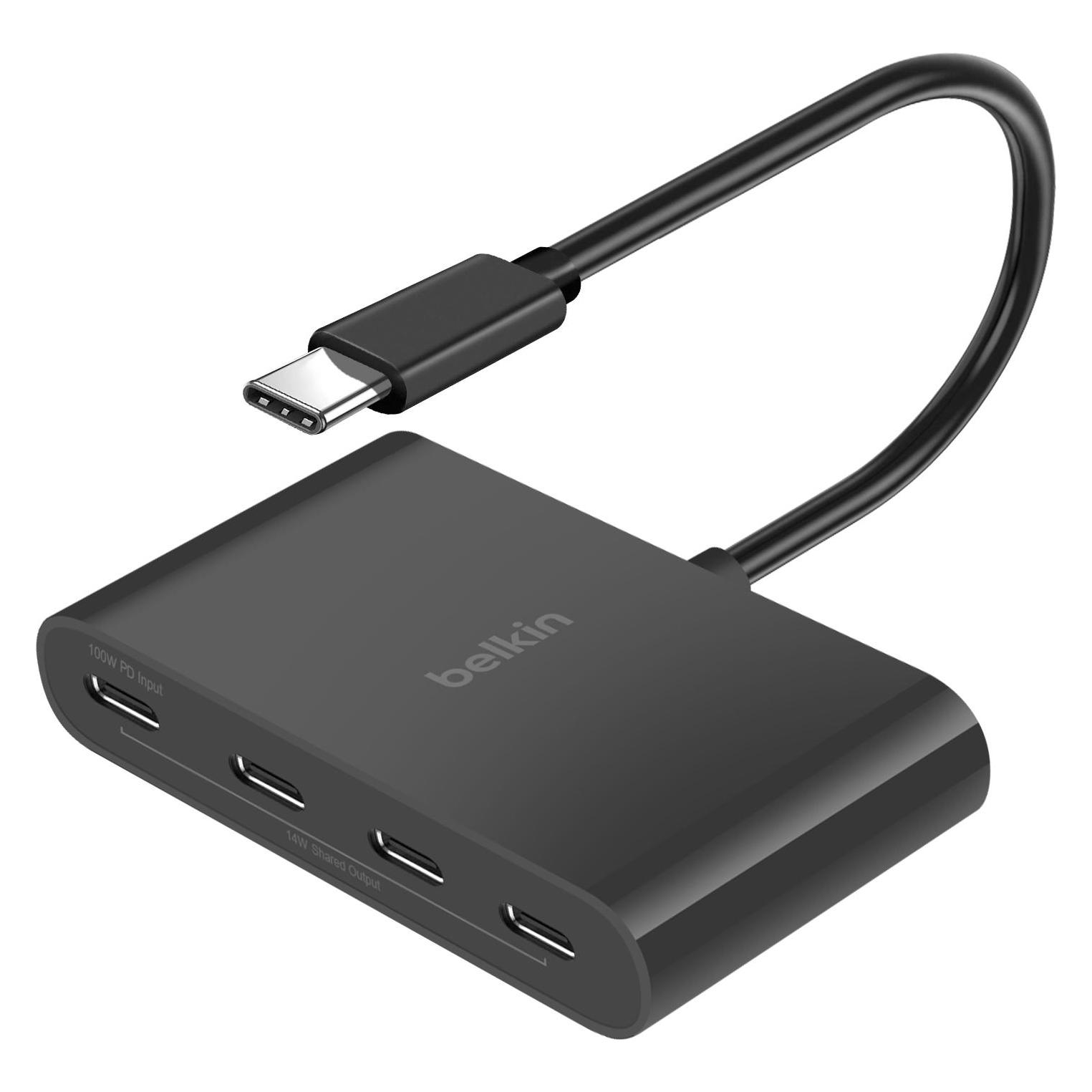 Belkin AVC018BTBK (USB-C, 4 Ports) (AVC018BTBK)