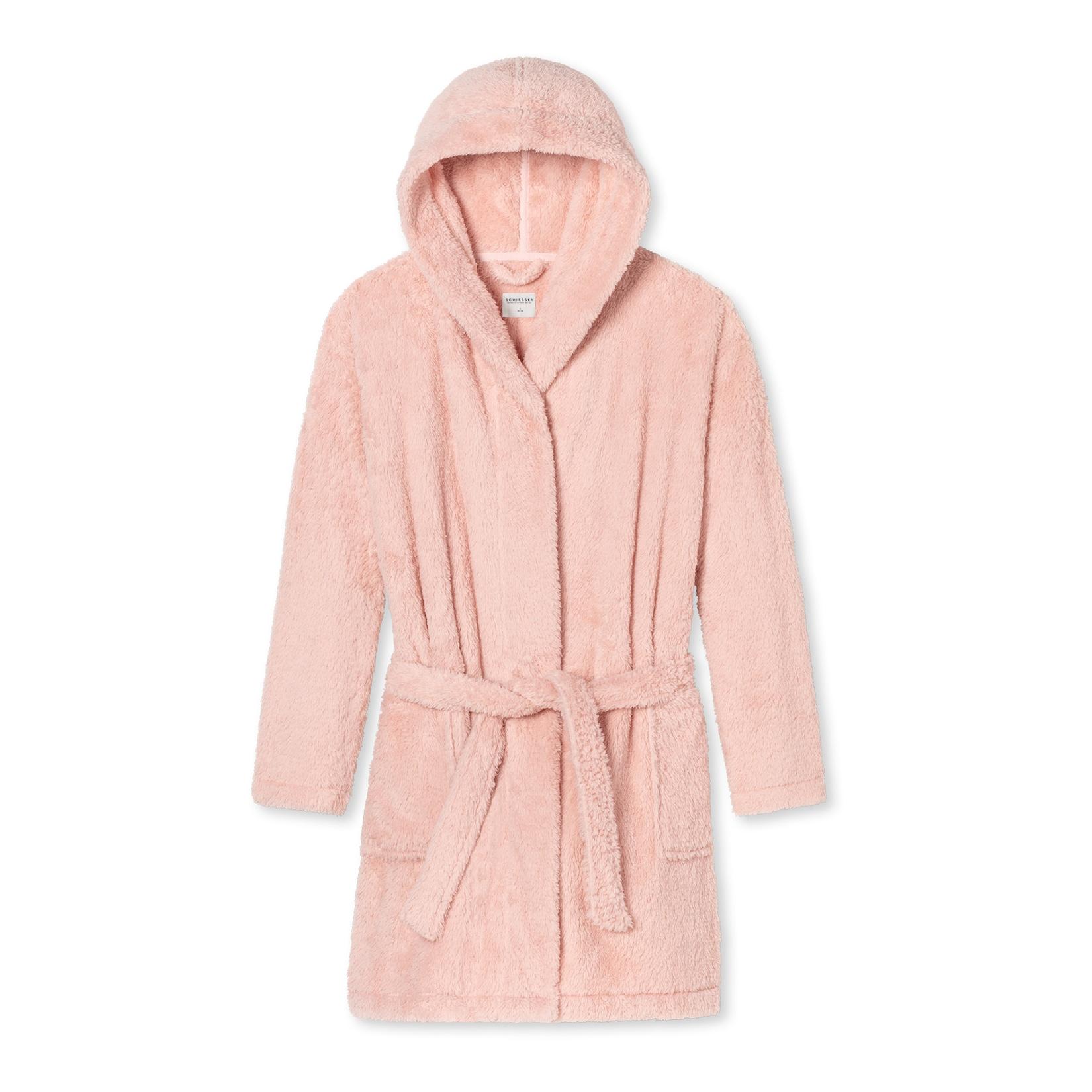 Schiesser Damen Bademantel Teddy Fleece 1er Pack