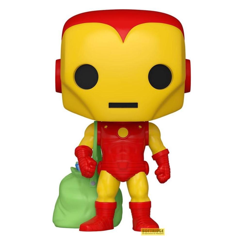Funko MARVEL HOLIDAY - POP N° 1282 - Iron Man avec Sac (OC72188)