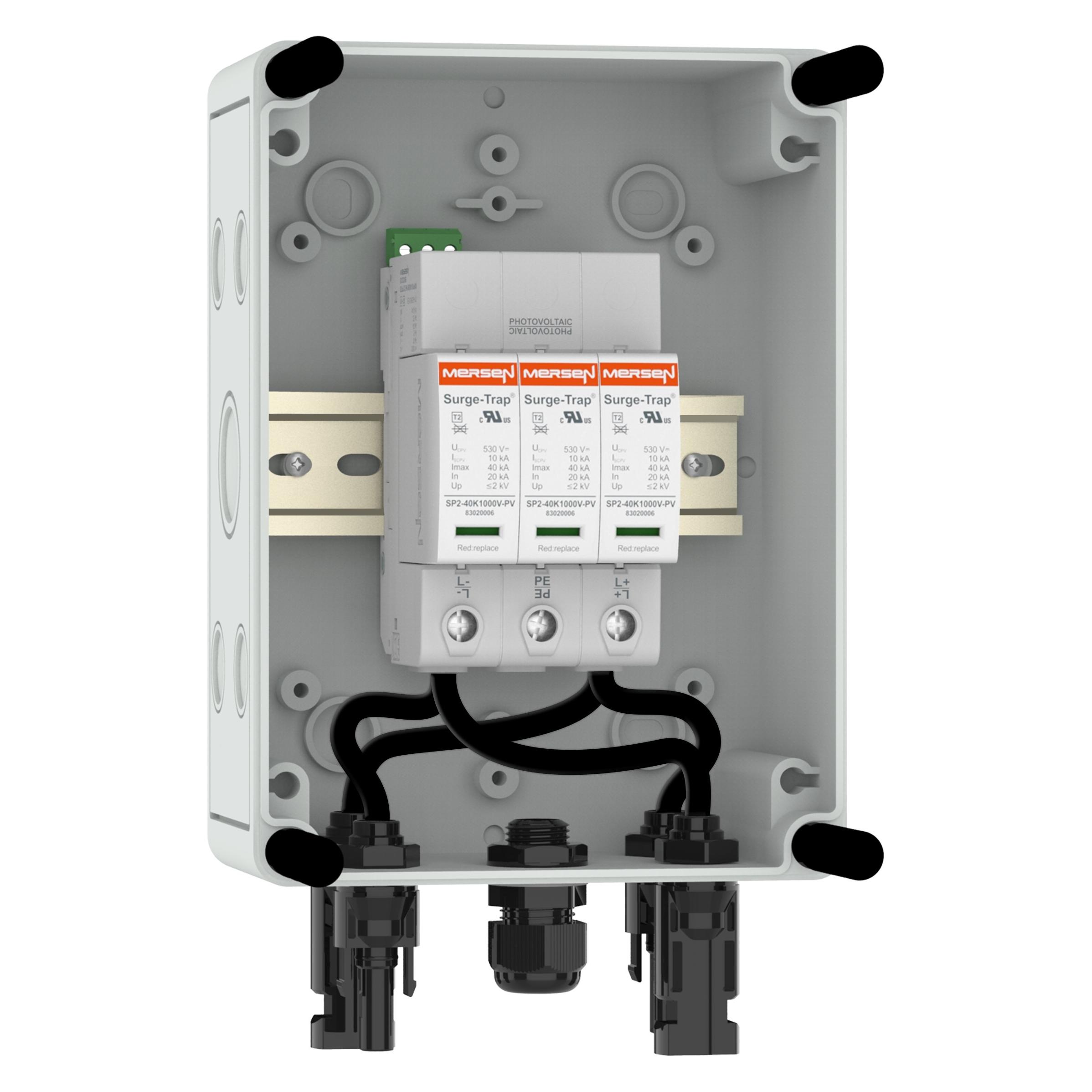 Mersen Photovoltaik-Stringbox 2 MPP 1000V PVBT2-1000V-BH-113 (Generatoranschlusskasten) (83070100)