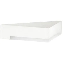 Albert LED Außenwandleuchte Typ Nr. 0333, IP54, Dreieck-Form, 5W 3000K 480lm, Alu-Guss / Acrylglas opal, dimmbar, Weiß ALB-680333