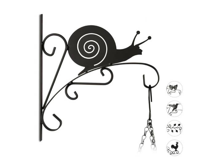 Relaxdays Blumenhaken mit verschiedenen Motiven