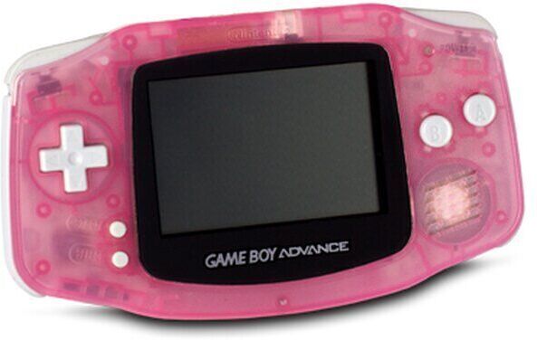 Nintendo Game Boy Advance   Clear Red - Refurbished