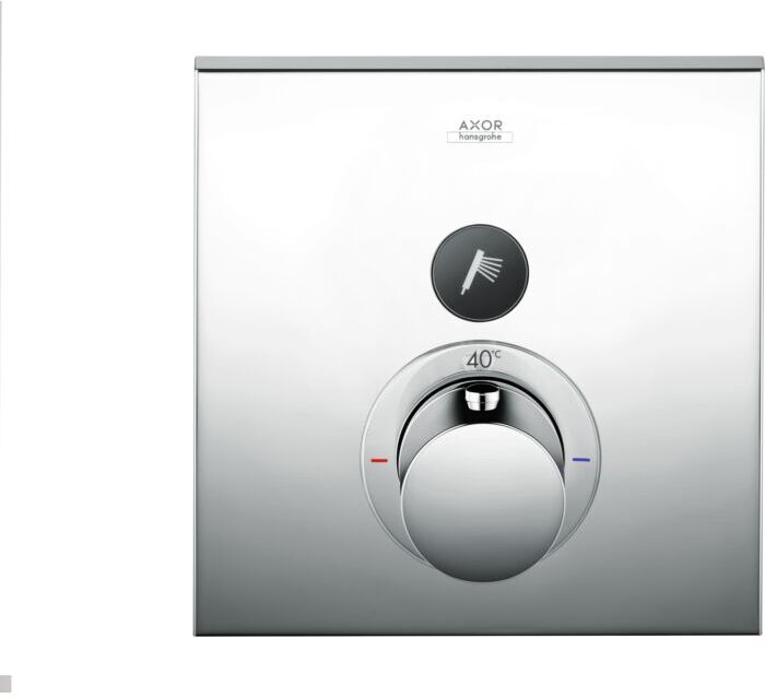 Hansgrohe Axor ShowerSelect Square Thermostat  36714000,Unterputz Thermostat, 1 Verbraucher, chro