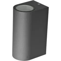 EVN-Lichttechnik, Gartenbeleuchtung, LED-Wandleuchte Up+Down IP44 637215 2x11W GU10 anthrazit IP44 (GU10, IP44)