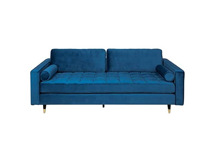 invicta INTERIOR riess-Ambiente.de Elegantes Design Sofa Cozy Velvet 220cm Aqua Samt Federkern 3er-Sofa Couch Sofagarnitur