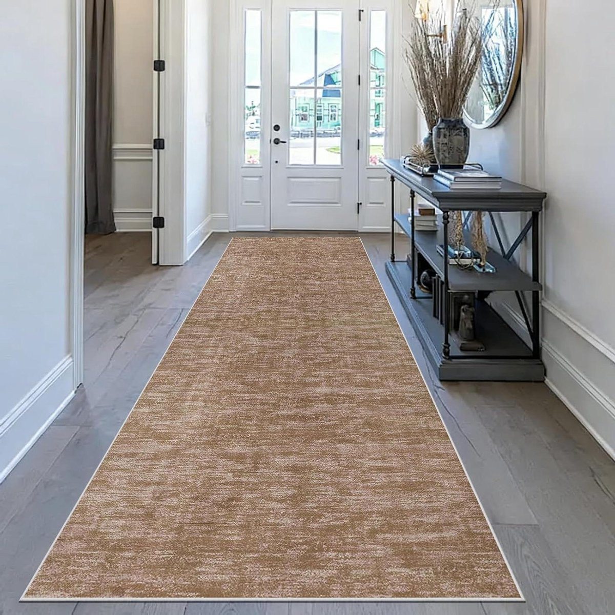 Geometrisch Keukentapijt Loper - Modern Gangtapijt - Breedte: 100 cm, Lengte: 200 cm