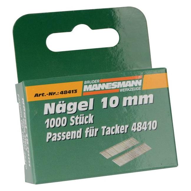 Mannesmann Ersatznägel 10 mm, für Tacker 48410 (M48413)