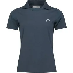 HEAD Damen Polo PADEL Tech Polo Shirt Women, Größe L in Blau Blau