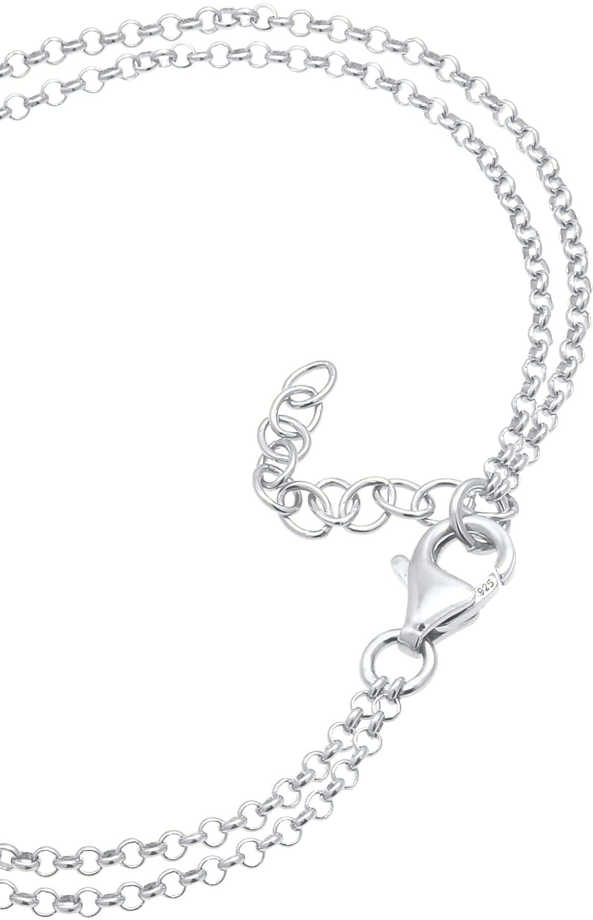 Armband ELLI "Herz Unendlichkeit Infinity 925 Silber", silber, Armbänder, Damen, 16cm, ohne Stein, Silber 925 (Sterlingsilber), Armband