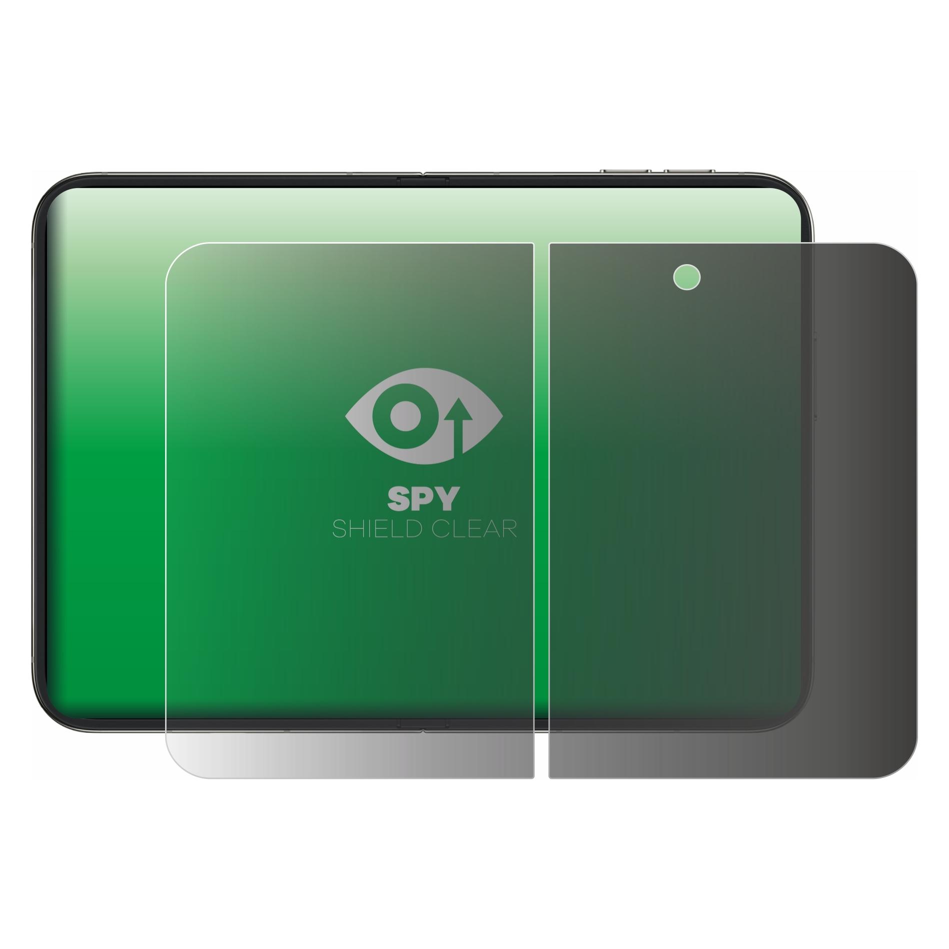 upscreen Sichtschutzfolie für Apple iPhone Duo (Inneres Display) Anti-Spy Privacy Folie Blaulicht-Schutz (1 Stk., Apple iPhone Duo) (3564933)