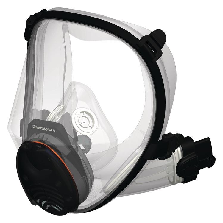 CleanSpace Atemschutzvollmaske PAF-1106 EN 12942 ohne Filter, mit Polycarbonatscheibe klein (1x) (PAF-1106)
