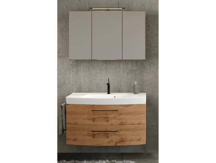 home24 Badkamerset I 2-delig 100cm bruin