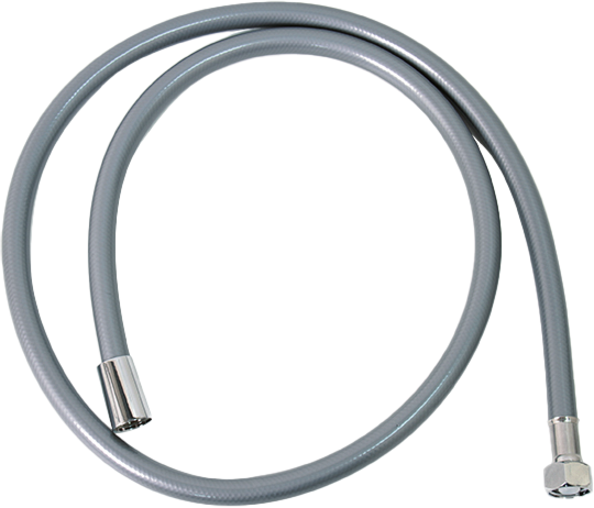 Bravat Brauseschlauch 3510282 mit konischer Mutter, silber-optik