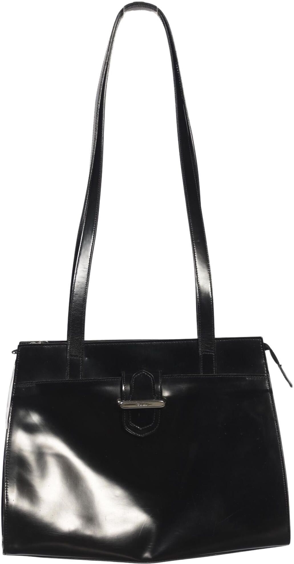 windsor. Damen Handtasche gross Leder, Schwarz, Leder / kein / Etikett - Second Hand