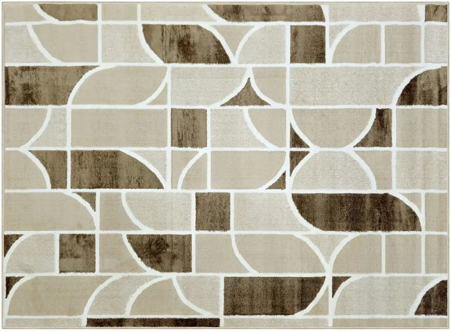 Höffner Webteppich  Friedrich ¦ mehrfarbig ¦ Synthetische Fasern,Jute ¦ Maße (cm): B: