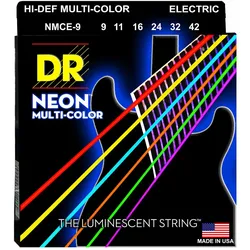 DR Strings Neon Multi-Color NMCE-9 Lite .009-.042 - Saiten E-Gitarre